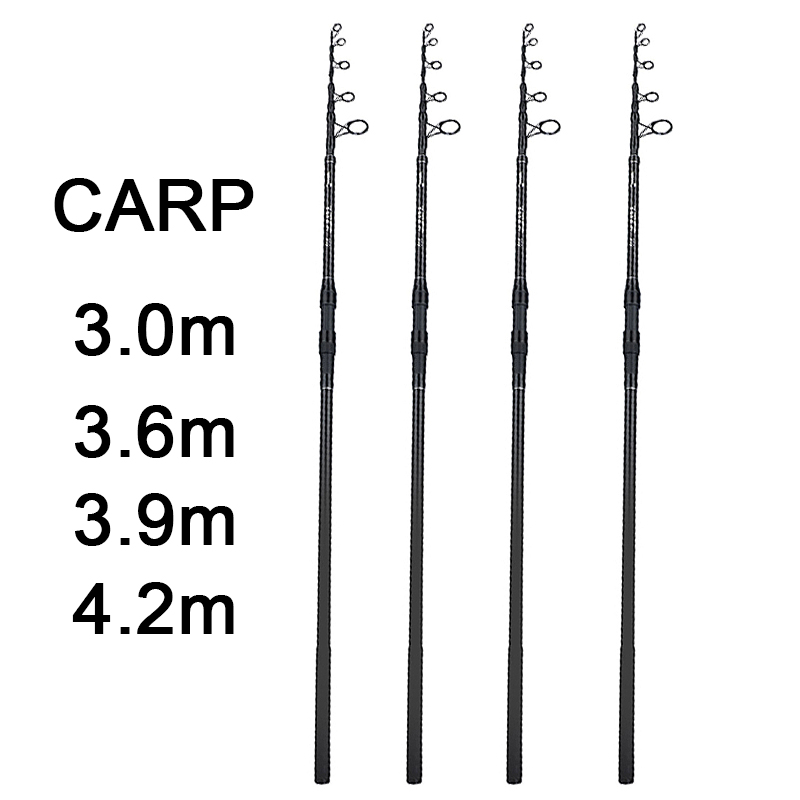 Fishing Rod Surf - 3.0M-4.2M Karper Telescopische Hengel, 30-200g Lokhengel,