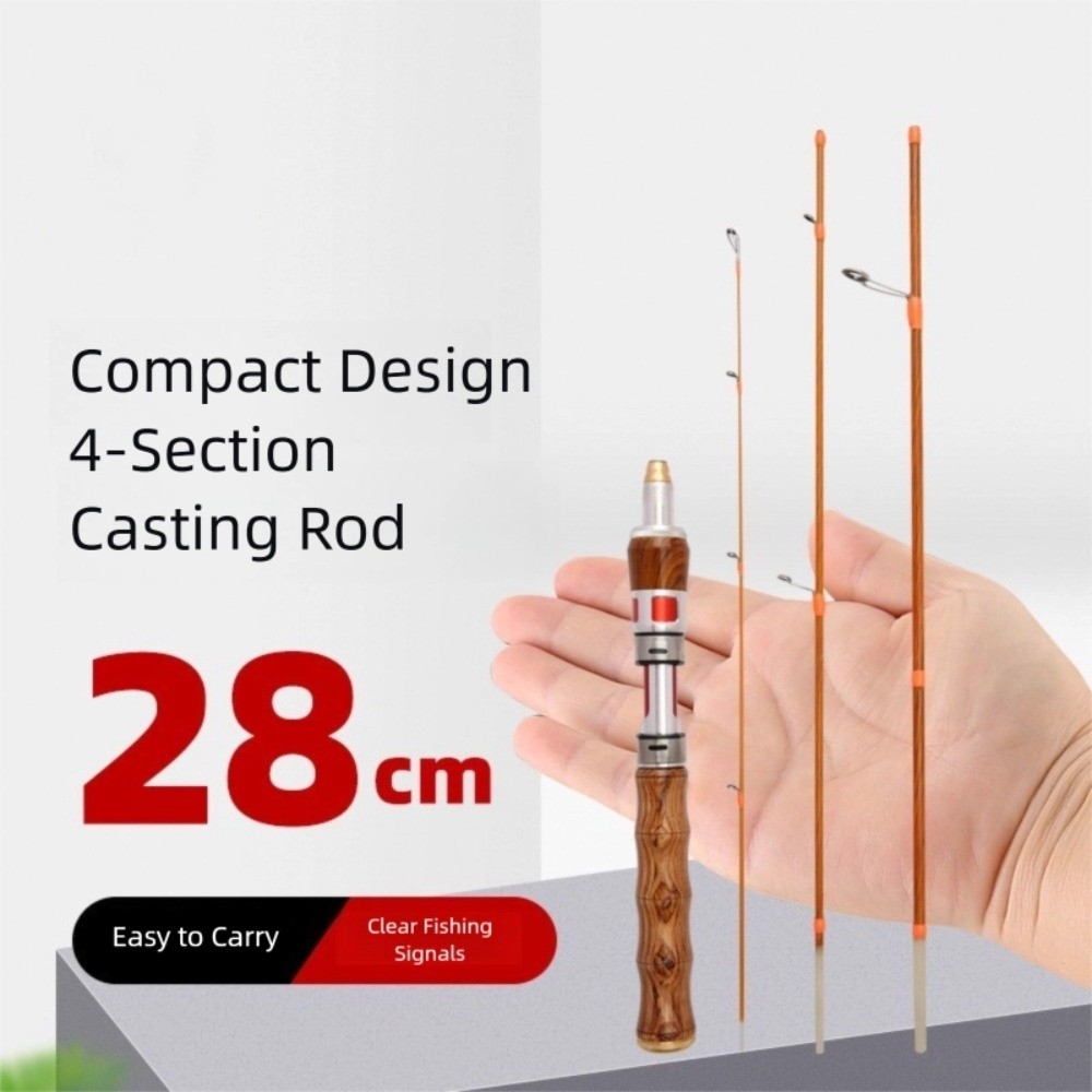 Fishing Rod Ice - 4-delige Spinhengel UL Power Spinning Casting